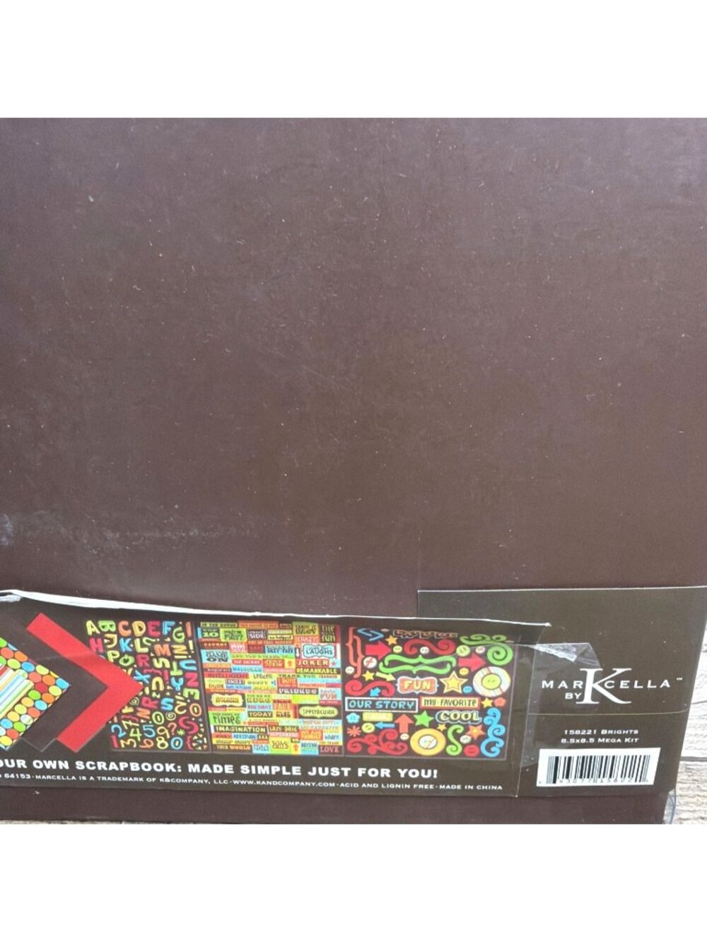 Vintage Set of 2 Made Simple Scrapbook Kit 271 Pieces 8.5x8.5 Album Stickers Lot - Picture 6 of 16